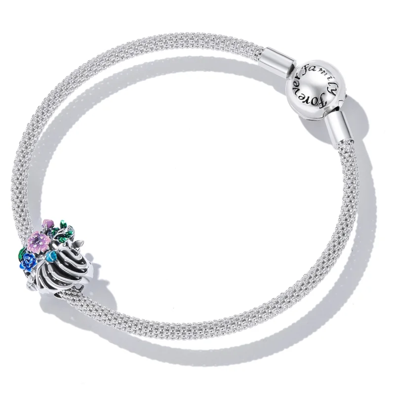 (afbeelding voor) Pandora Style Liefde Rib Bloem Bedel - SCC2239 - Bekijken 5