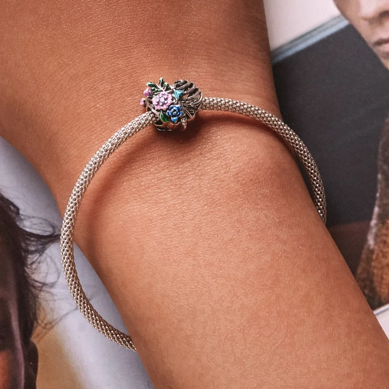 (afbeelding voor) Pandora Style Liefde Rib Bloem Bedel - SCC2239 - Bekijken 6