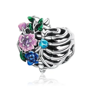 (afbeelding voor) Pandora Style Liefde Rib Bloem Bedel - SCC2239