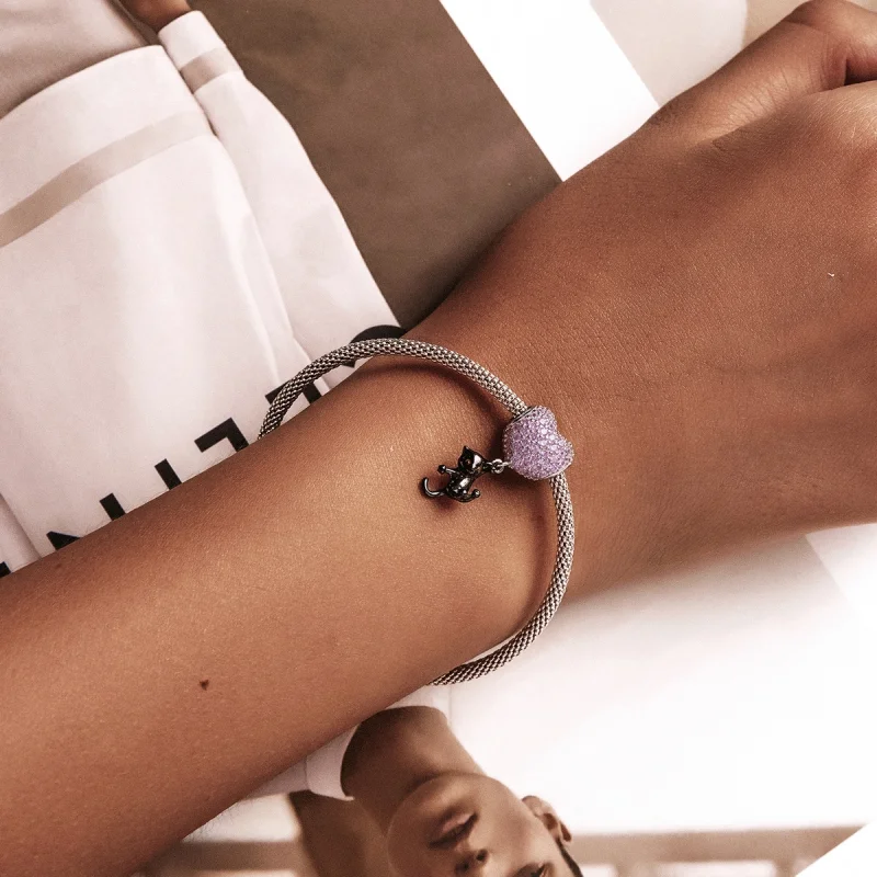 (afbeelding voor) Pandora Style Liefdesballon Zwarte Kat Bedel - SCC2115 - Bekijken 5