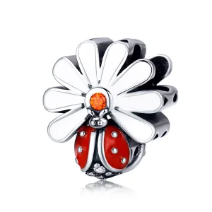 (afbeelding voor) Pandora Style Lieveheersbeestje Bedel - SCC1276