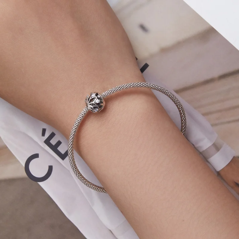 (afbeelding voor) Pandora Style Lotus Bedel - BSC675 - Bekijken 6