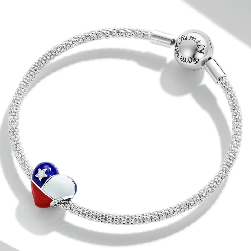 (afbeelding voor) Pandora Style Love Chile Vlag Bedel - SCC2110 - Bekijken 3