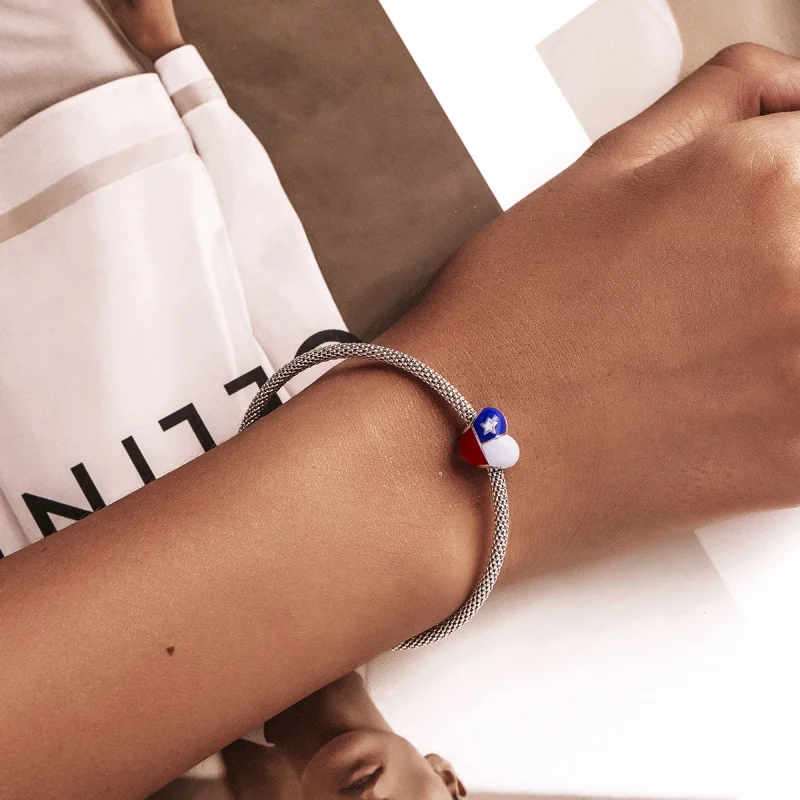 (afbeelding voor) Pandora Style Love Chile Vlag Bedel - SCC2110 - Bekijken 5