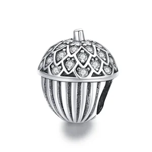 (afbeelding voor) Pandora Style Lucky Pine Cone Bedel - BSC337