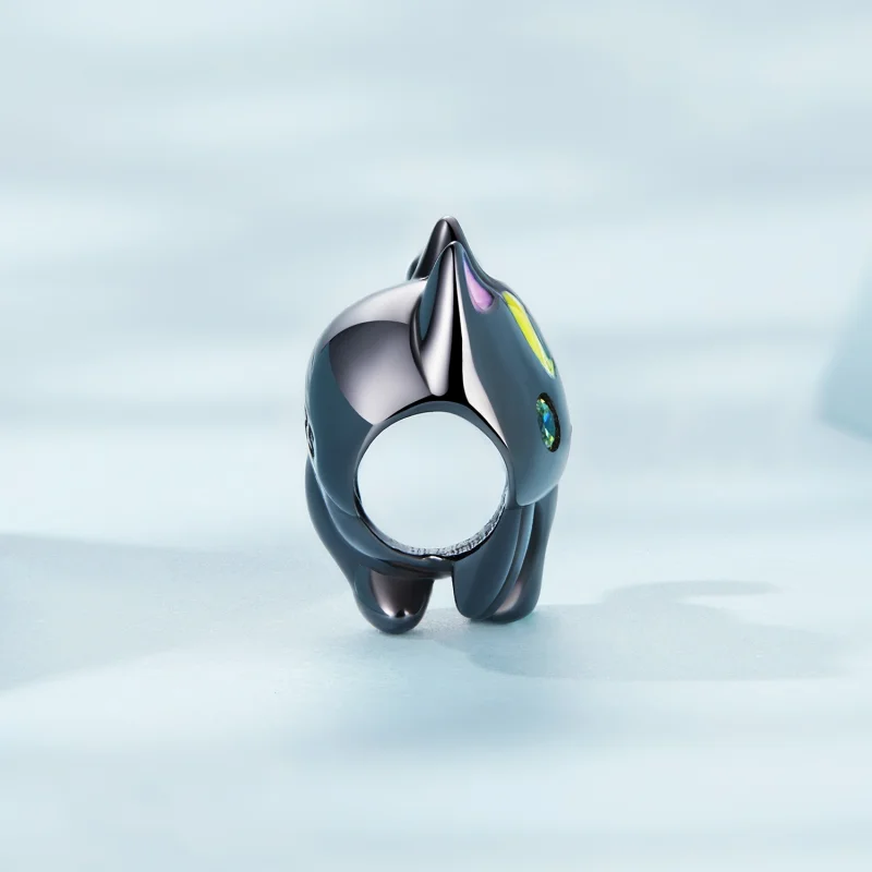 (afbeelding voor) Pandora Style Maan Kat Bedel - SCC2386 - Bekijken 3