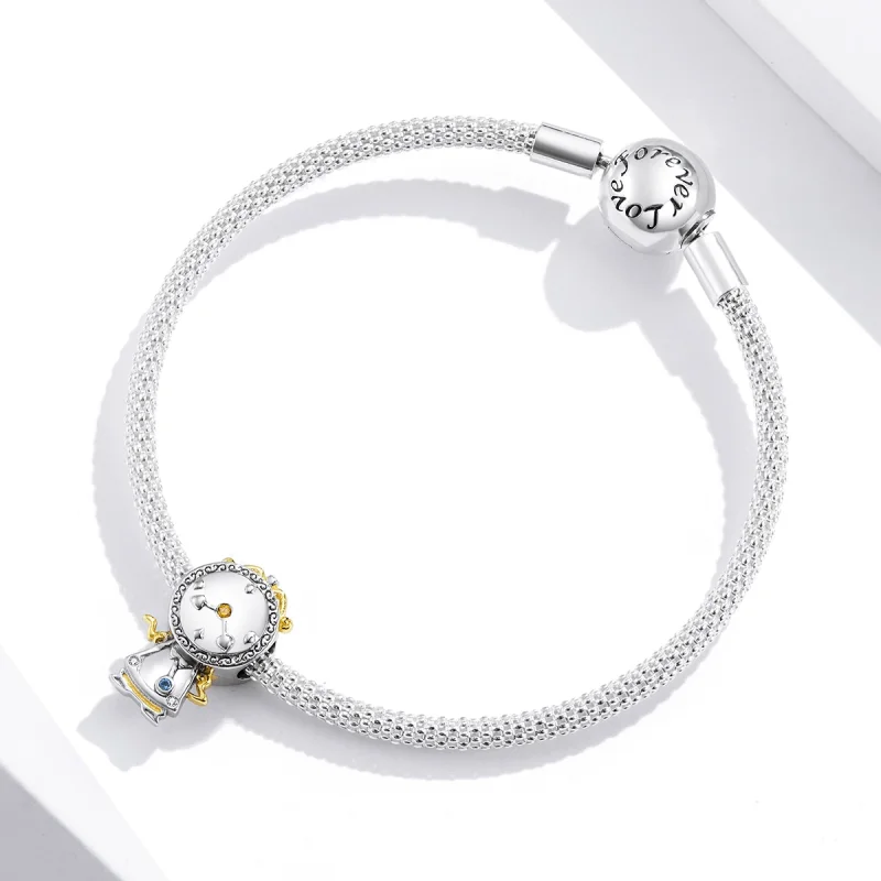 (afbeelding voor) Pandora Style Magische klok Bedel - BSC320 - Bekijken 3