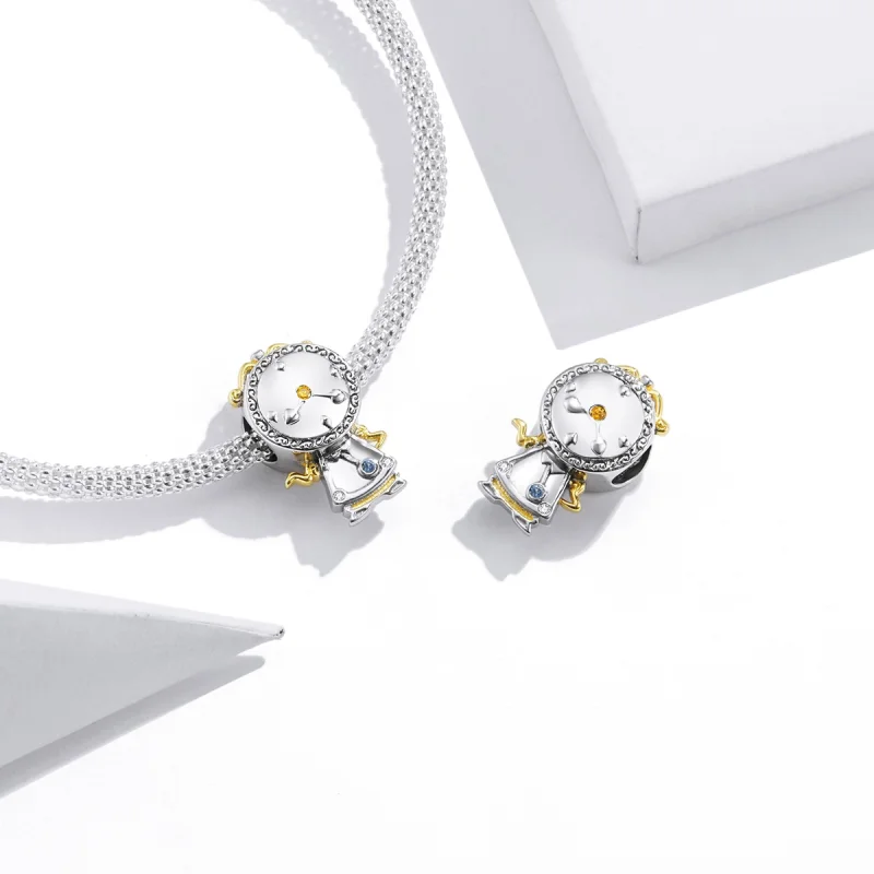 (afbeelding voor) Pandora Style Magische klok Bedel - BSC320 - Bekijken 4