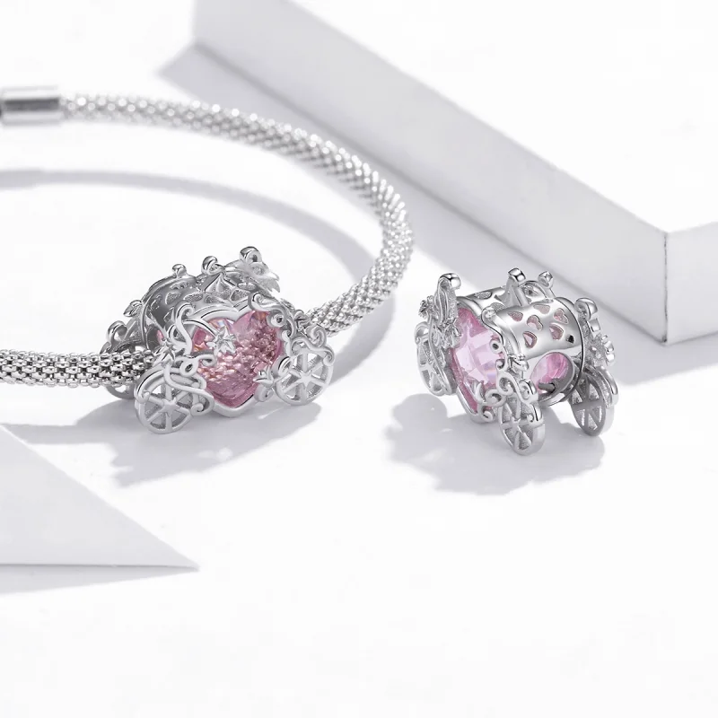 (afbeelding voor) Pandora Style Magische koets Bedel - BSC412 - Bekijken 4