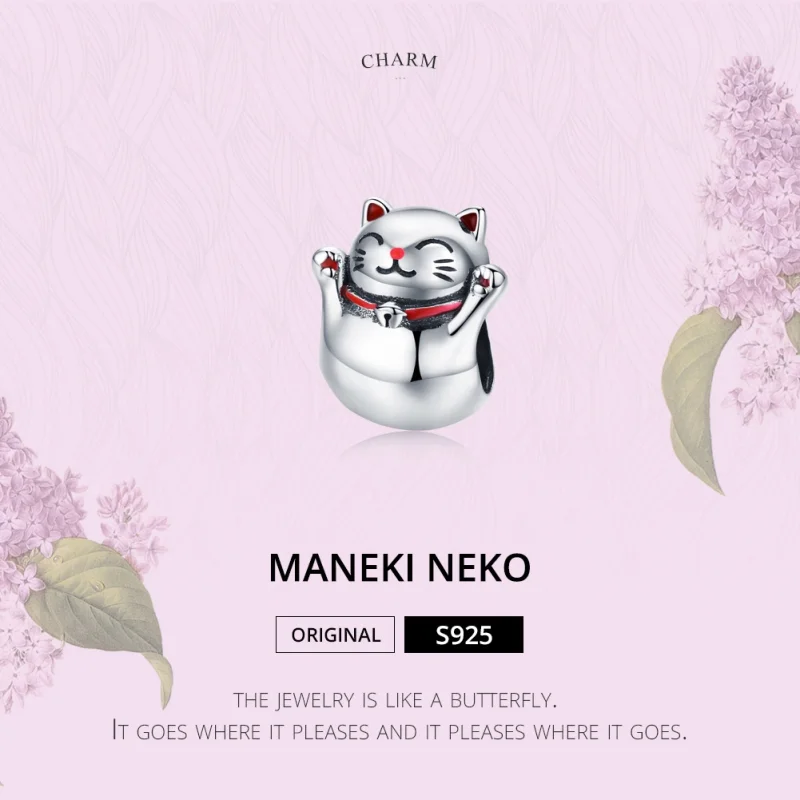 (afbeelding voor) Pandora Style Maneki Neko Bedel - SCC1178 - Bekijken 2