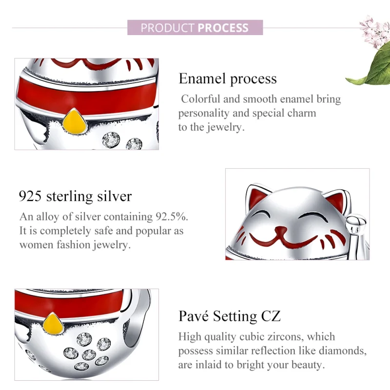 (afbeelding voor) Pandora Style Maneki Neko Bedel - SCC1374 - Bekijken 7