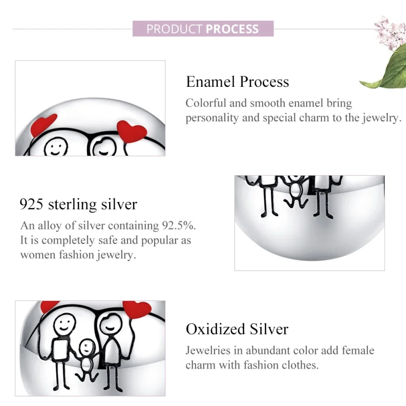 (afbeelding voor) Pandora Style Mijn familie Bedel - SCC1339 - Bekijken 8