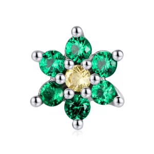 (afbeelding voor) Pandora Style Mijn Glans Bloemen Hangende Bedel - BSP015