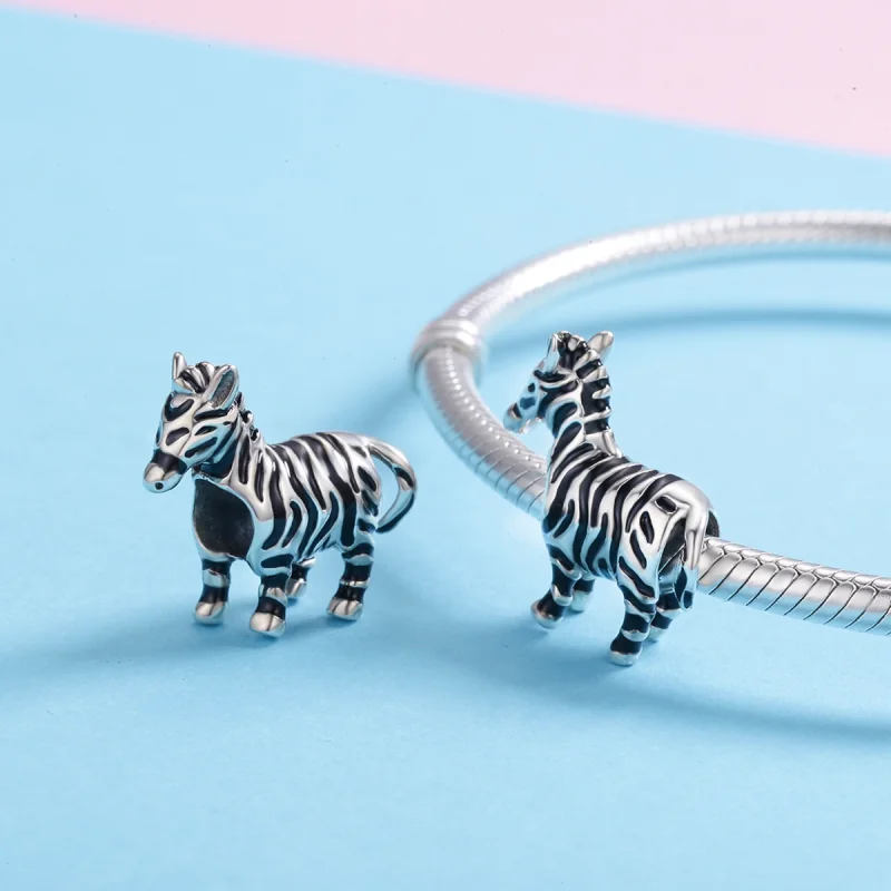 (afbeelding voor) Pandora Style Mooie dierenzebra Bedel - SCC550 - Bekijken 5