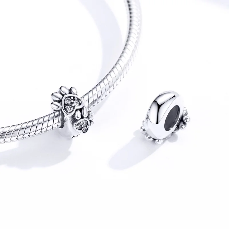 (afbeelding voor) Pandora Style Mooie kattenpoot Spacer Bedel - SCC1312 - Bekijken 5