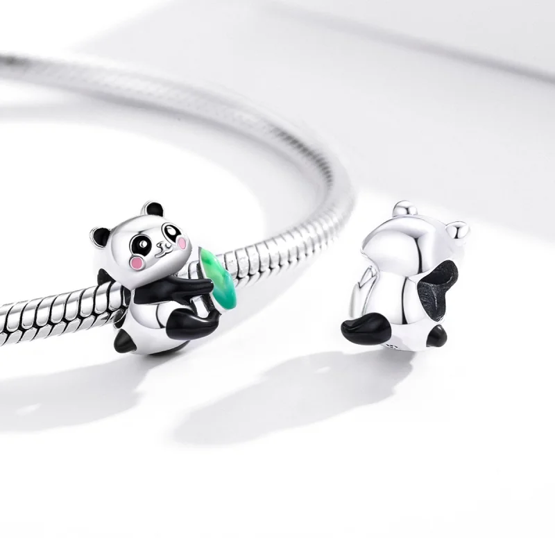 (afbeelding voor) Pandora Style Mooie Panda Welp Bedel - SCC1832 - Bekijken 4