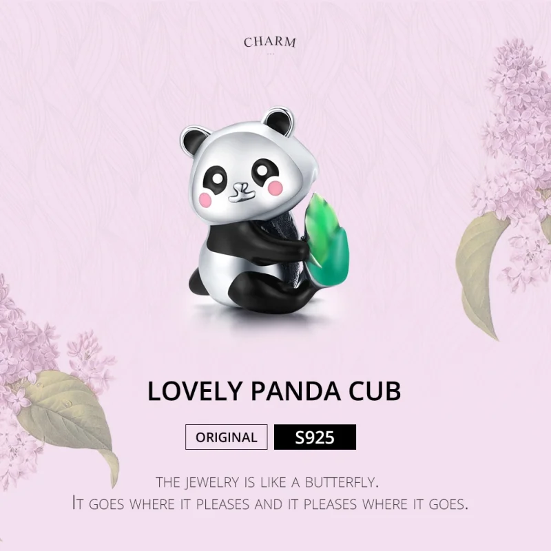 (afbeelding voor) Pandora Style Mooie Panda Welp Bedel - SCC1832 - Bekijken 6