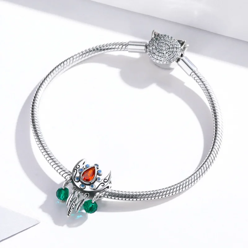 (afbeelding voor) Pandora Style Moon Dream Catcher Bedel - BSC452 - Bekijken 3