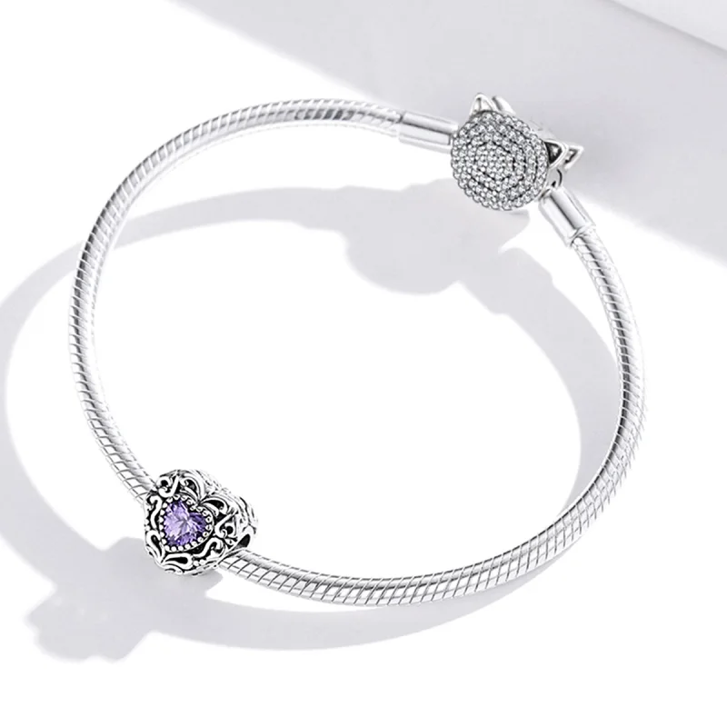 (afbeelding voor) Pandora Style Mysterieus hart Bedel - SCC1929 - Bekijken 3