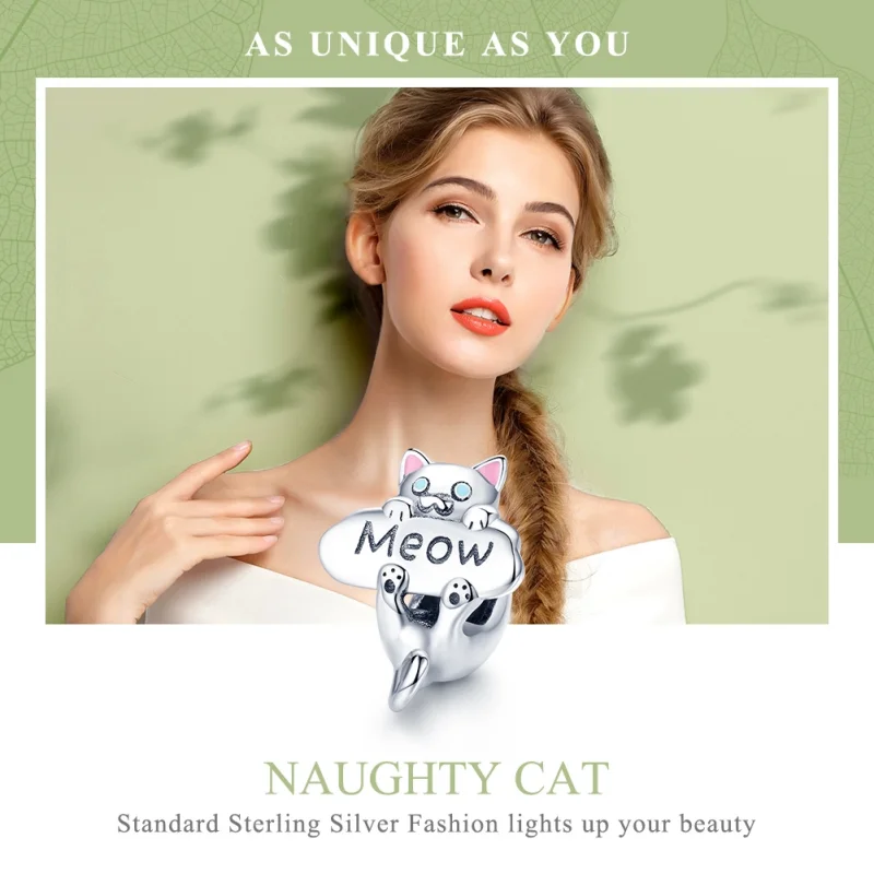 (afbeelding voor) Pandora Style Naughty Cat Parfumflesje Bedel - SCC874 - Bekijken 6