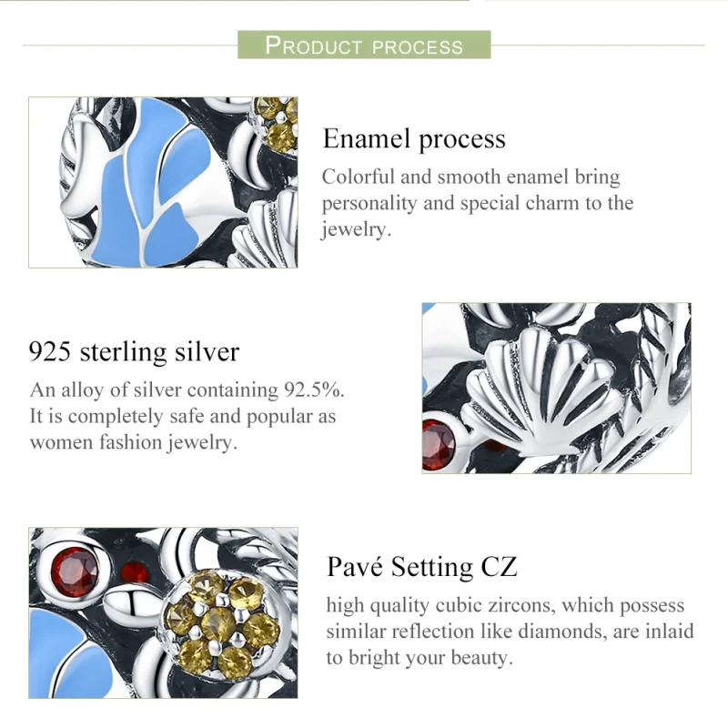 (afbeelding voor) Pandora Style Onderwaterwereld Bedel - SCC683 - Bekijken 7