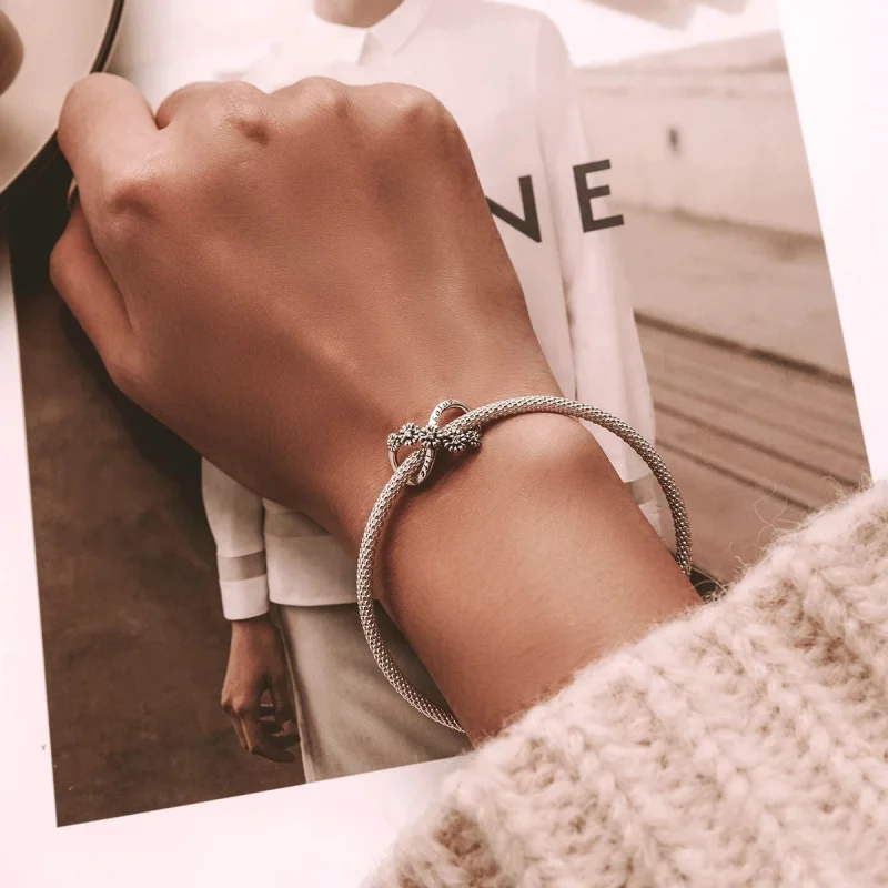 (afbeelding voor) Pandora Style Oneindige bloemen Bedel - SCC2099 - Bekijken 6