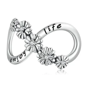 (afbeelding voor) Pandora Style Oneindige bloemen Bedel - SCC2099