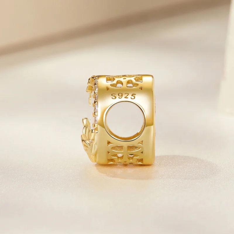 (afbeelding voor) Pandora Style Opaalblad Bedel - BSC671 - Bekijken 3