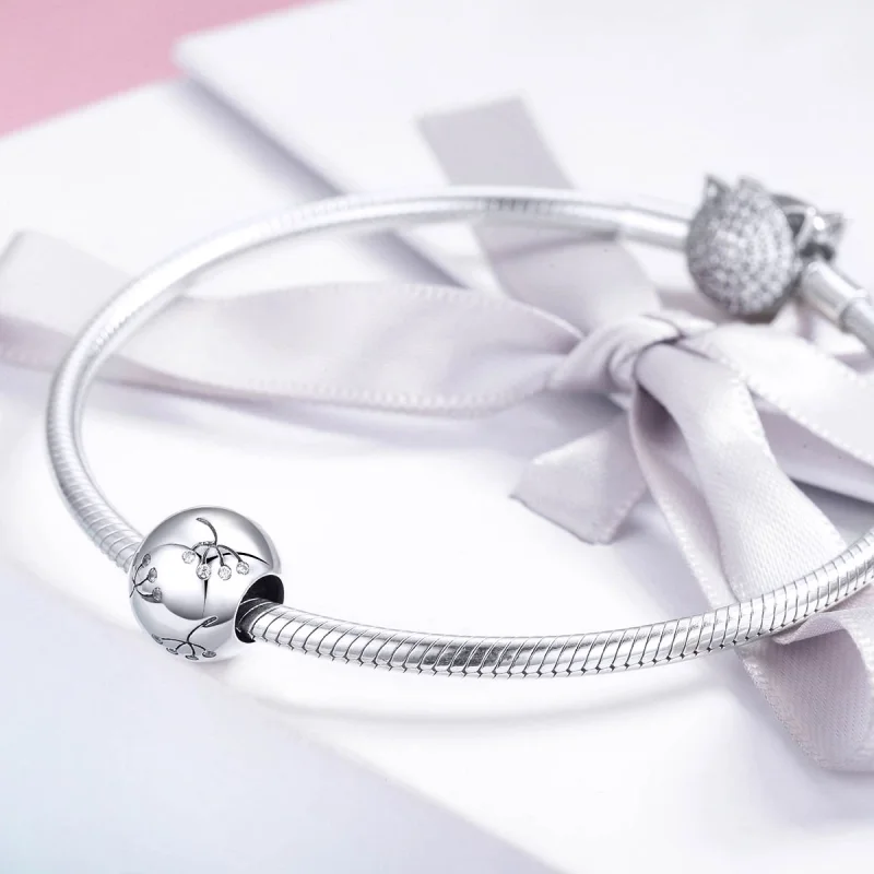 (afbeelding voor) Pandora Style Paardebloem Bedel - BSC053 - Bekijken 3