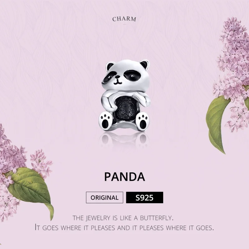 (afbeelding voor) Pandora Style Panda Bedel - SCC1175 - Bekijken 2