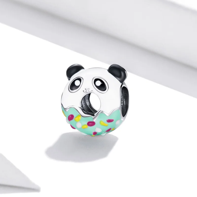 (afbeelding voor) Pandora Style Panda Donuts Bedel - SCC1875 - Bekijken 2
