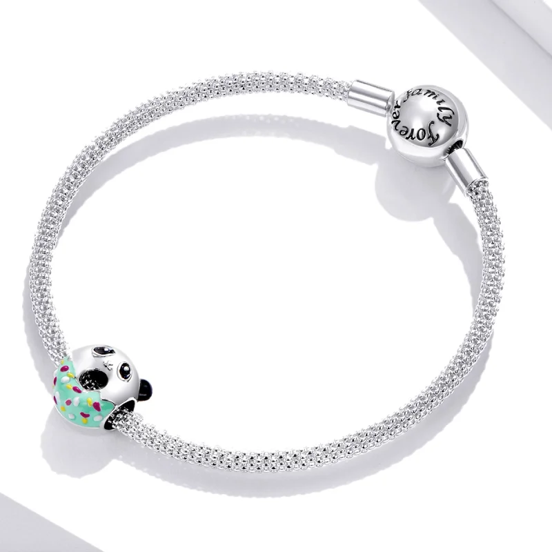 (afbeelding voor) Pandora Style Panda Donuts Bedel - SCC1875 - Bekijken 3