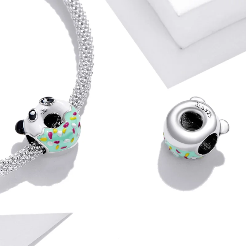 (afbeelding voor) Pandora Style Panda Donuts Bedel - SCC1875 - Bekijken 4