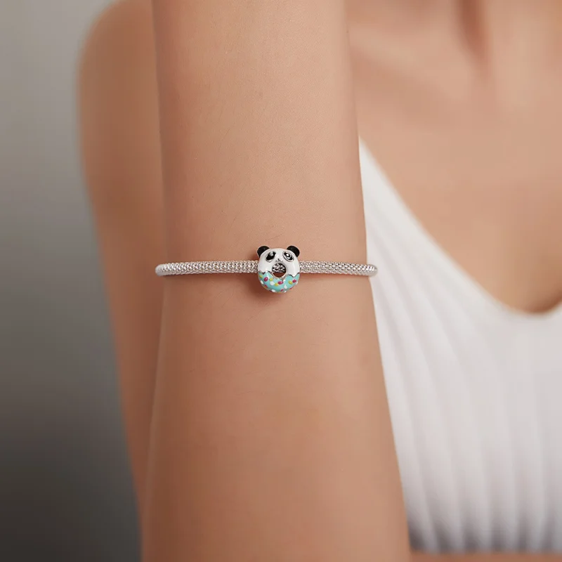 (afbeelding voor) Pandora Style Panda Donuts Bedel - SCC1875 - Bekijken 5