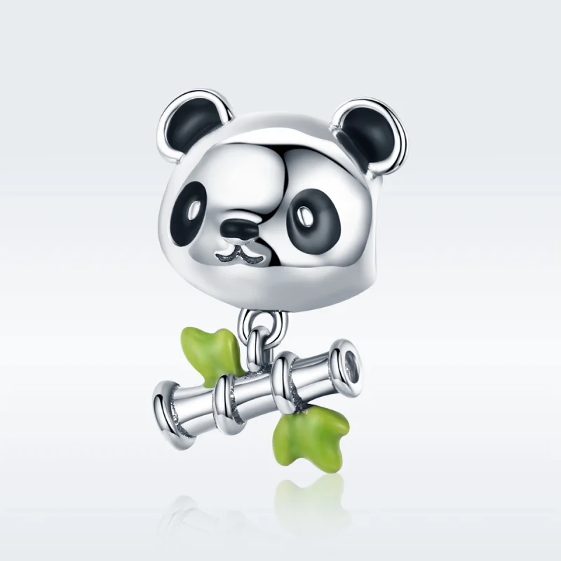 (afbeelding voor) Pandora Style Panda eet graag bamboe Bedel - SCC325 - Bekijken 2