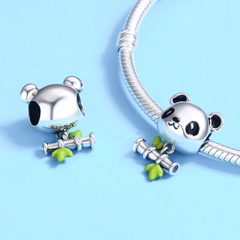 (afbeelding voor) Pandora Style Panda eet graag bamboe Bedel - SCC325 - Bekijken 6