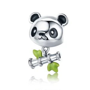 Pandora Style Panda eet graag bamboe Bedel - SCC325 (afbeelding voor) Pandora Style Panda eet graag bamboe Bedel - SCC325