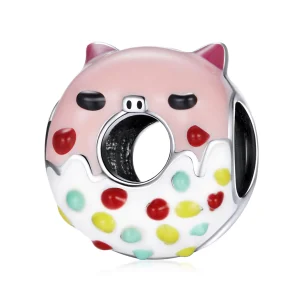 (afbeelding voor) Pandora Style Piggy Donuts Bedel - SCC1879
