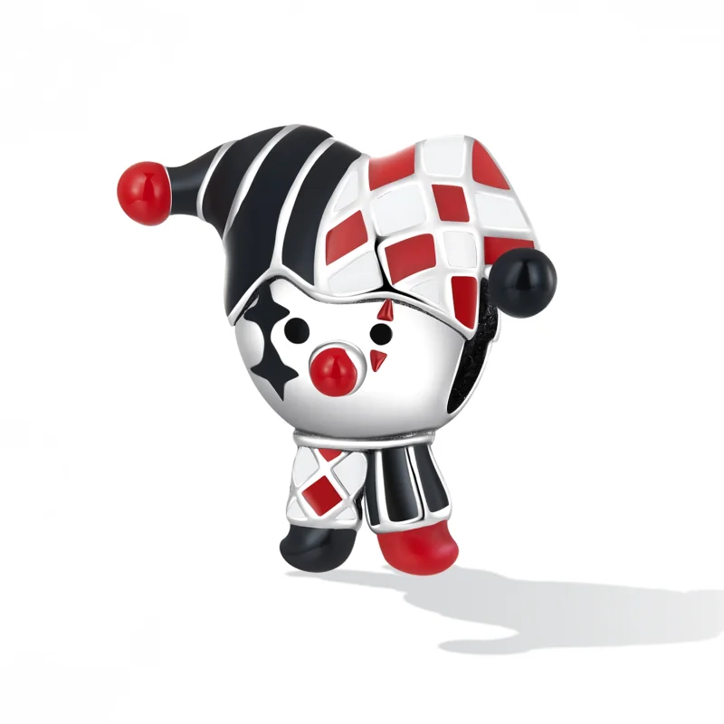 (afbeelding voor) Pandora Style Poker Clown Bedel - SCC2237 - Bekijken 2