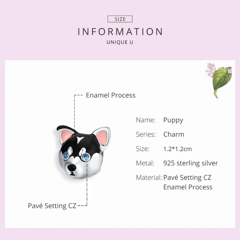 (afbeelding voor) Pandora Style puppy Bedel - BSC191 - Bekijken 7