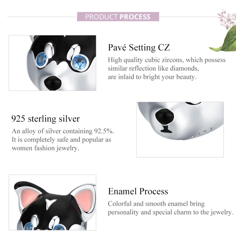 (afbeelding voor) Pandora Style puppy Bedel - BSC191 - Bekijken 8