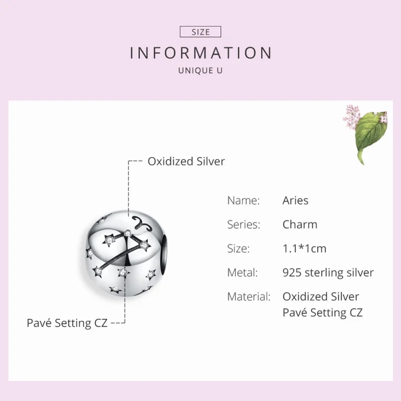 (afbeelding voor) Pandora Style Ram Bedel - SCC1218-1 - Bekijken 5