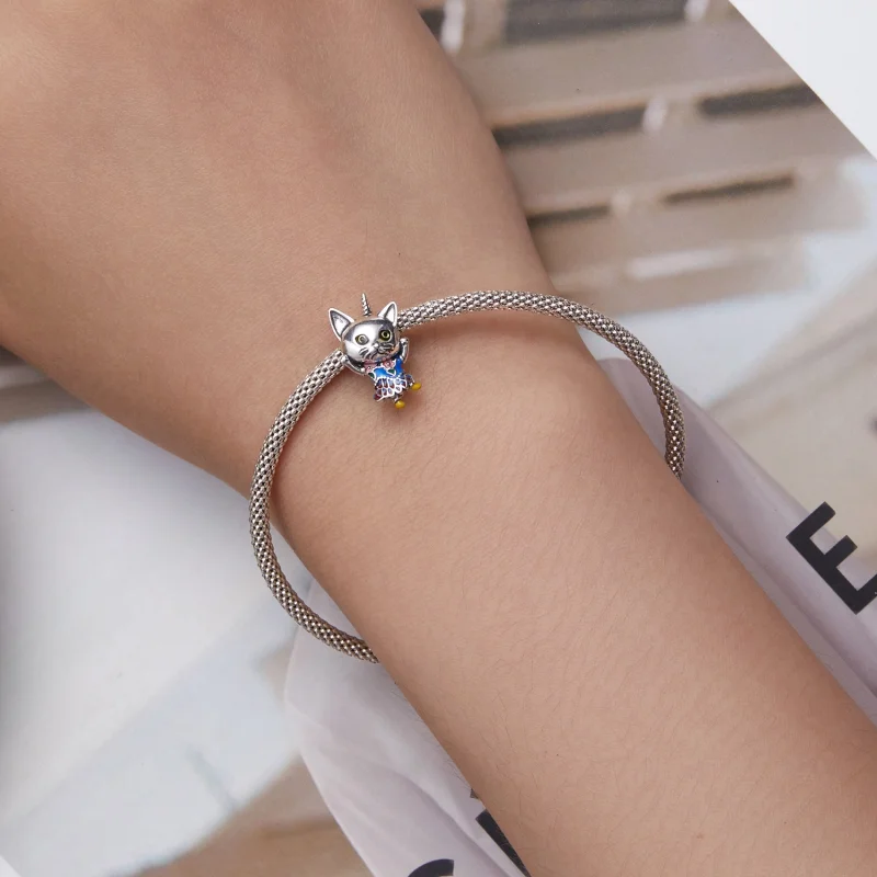 (afbeelding voor) Pandora Style Rare Kat Bedel - SCC2378 - Bekijken 5