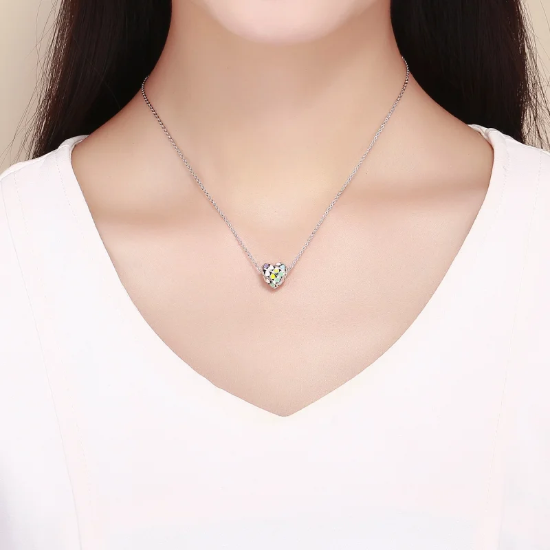 (afbeelding voor) Pandora Style Regenboog Hart Bedel - SCC902 - Bekijken 5