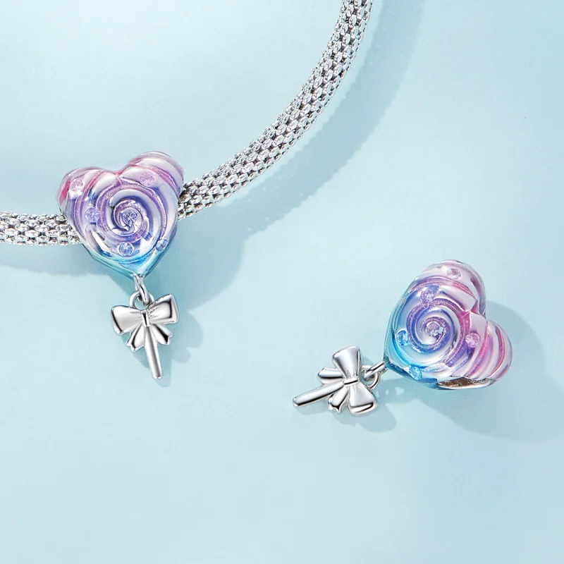 (afbeelding voor) Pandora Style Regenboog Lolly Bedel - SCC2391 - Bekijken 4