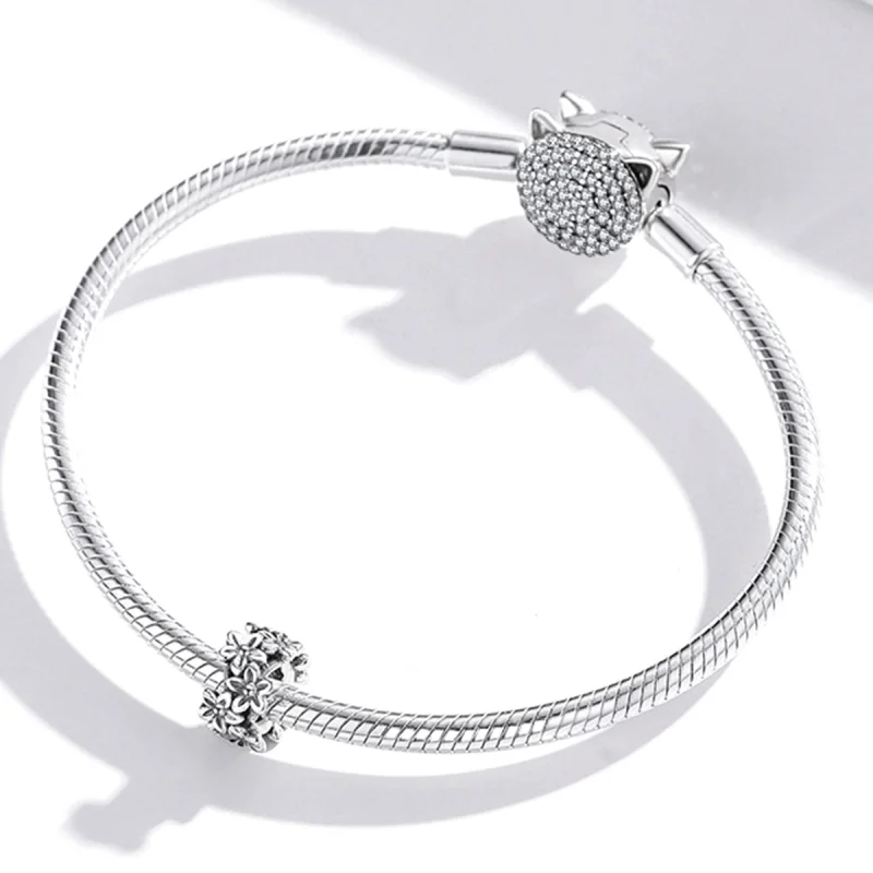 (afbeelding voor) Pandora Style Retro Bloemen Bedel - SCC1938 - Bekijken 3