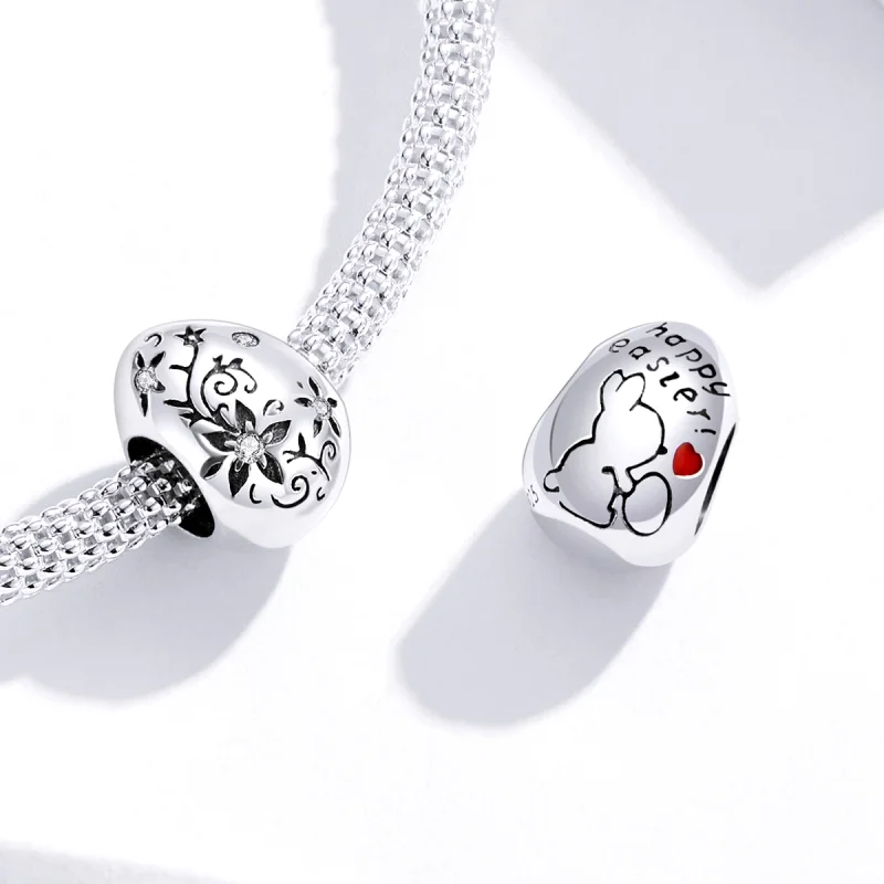 (afbeelding voor) Pandora Style Retro Paasei Bedel - SCC1466 - Bekijken 3