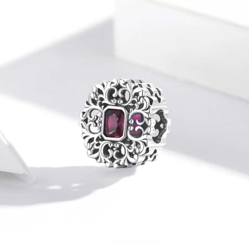 (afbeelding voor) Pandora Style Retro Patroon - Zirkonium Bedel - SCC2152 - Bekijken 2