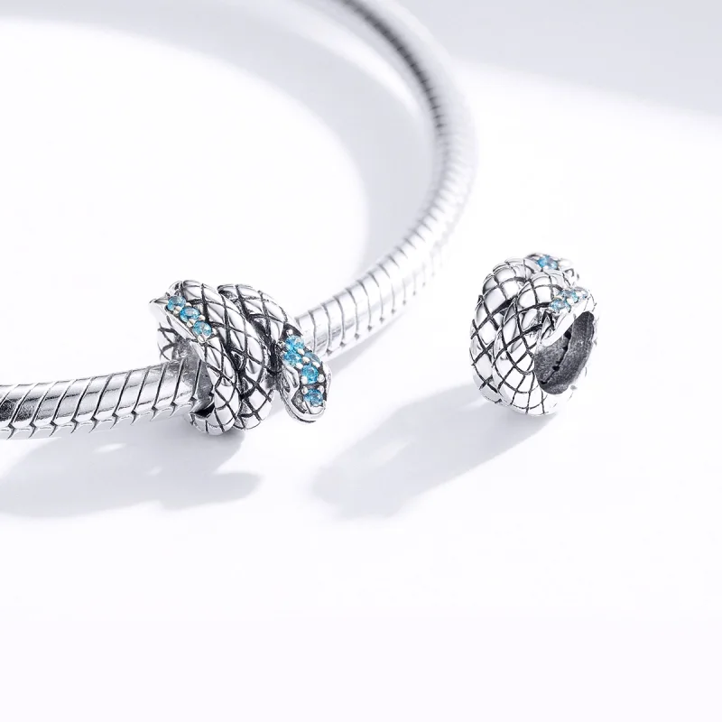 (afbeelding voor) Pandora Style Retro Slang Bedel - SCC1351 - Bekijken 4