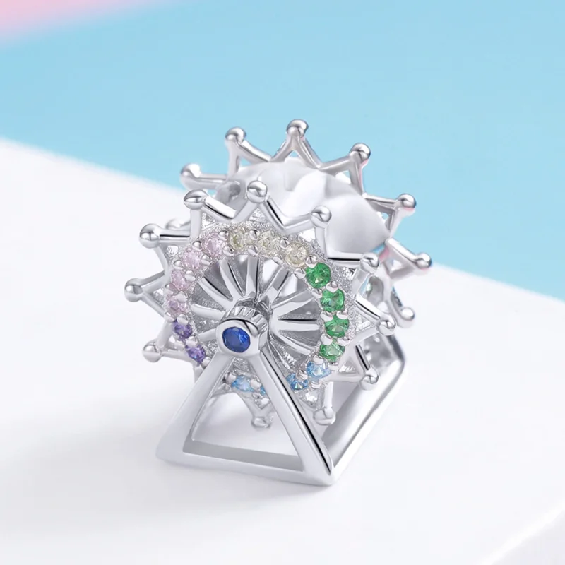 (afbeelding voor) Pandora Style Reuzenrad Bedel - SCC1028 - Bekijken 3